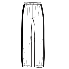 Moldes de confeccion para DAMA Pantalones Pantalon 6038